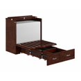 thumbnail image 4 of Bowery Hill Coffre-Lit Escamotable en Bois Noyer Gain de Place Simple Extra Long 40,75 Pouces H x 42,63 Pouces L x 24,75 Pouces P Assemblage Requis, 4 of 8