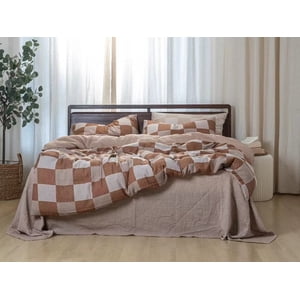 Zhuge Bed Sheets Set, Bedding Sheets Pillowcases Kit, Twin Bed Set, Hotel Bedding, Home Decor(Brown)