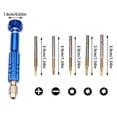 thumbnail image 2 of Classification de Produits Outils de Menuiserie - Trousse de Tournevis pour Lunettes pour Ensemble de Tournevis de Précision avec Vis Convient aux et Ordinateurs Portables Trousse d'Outils Compacte, 2 of 6