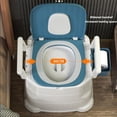 thumbnail image 4 of Bedside Commode Toilet, Odor Proof Portable Toilet Chair Prevent Slip  for Home Use, 4 of 7