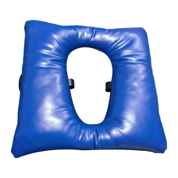 Xuanheng Bedside Commode Padded Soft Seat Cushion Elderly Seniors Toilet Seat Cushion Deep Blue