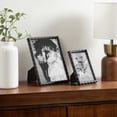 thumbnail image 2 of DesignOvation Saltana 5" x 7" Braided Black Tabletop Picture Frame, 2 of 9