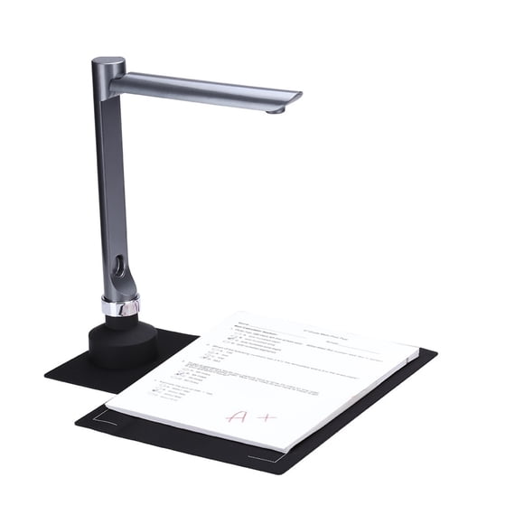 Appareil Photo Numériseur de Documents USB F60A, Appareil Photo HD 5MP Format A4 avec Lumière LED, Logiciel d'Enseignement pour Enseignant en Classe, Enseignement en Ligne, Facile à Utiliser