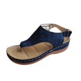 thumbnail image 1 of XZNGL Slippers for Womens Slippers Flip Flops Womens Wedge Heel Flip Flops Multicolor Embroidered Sandals Slippers, 1 of 3
