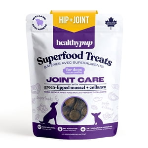 The Healthypup Co – Joint Care – Soft Functional Dog Treats with Green-Lipped Mussel & Collagen, 4-oz bag