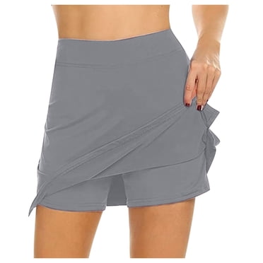 Babysbule Liquidation Jupes pour Femmes Jupe-Short de Performance Active pour Femmes Jupe Légère pour Course Tennis Golf Sport