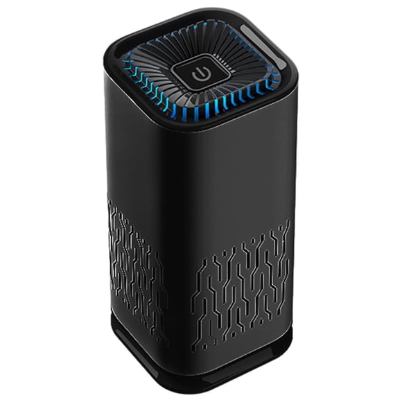 Air Purifier with H13 True HEPA Filter and Activated Carbon for Smoke Allergens Pet Dander Up to 880 Sq Ft, 28 dB Silent Operation, Auto Mode, Black White