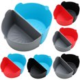 thumbnail image 4 of YAOMOBB Doublure pour Mijoteuse à Double Compartiment, Silicone Écologique, Doublures pour Mijoteuse Résistante aux Hautes Températures, Ensemble de 2 Pcs, 4 of 7
