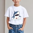 thumbnail image 2 of WRKEKC T-Shirts d'Été pour Garçons, T-Shirts Décontractés pour Garçons, T-Shirts Polyvalents Décontractés à Manches Courtes pour Enfants avec Motif Imprimé et Col Rond, 2 of 6