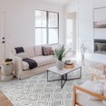 thumbnail image 4 of Mirage Helia Cream and Grey 8' x 10' Area Rug, 4 of 7