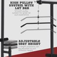 thumbnail image 2 of Soozier Machine de traction à postures multiples Renforcement musculaire, 2 of 9