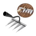 thumbnail image 2 of S SERENABLE 2x Houe de Désherbage Multifonctionnelle Râteau Harrow Semis Labour de Légumes 4 Dents 7 Dents, 2 of 9