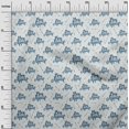 thumbnail image 3 of oneOone Tissu Popeline de Coton Bleu Sarcelle Tissu pour Robe Tissu Imprimé au Mètre 42 Pouces de Large, 3 of 5