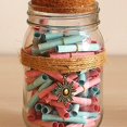 thumbnail image 2 of Wishing Bottle Glass Decorative: Small Cork Jar Letter Bottle with Message Paper, 2 of 7