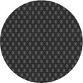 thumbnail image 1 of Ahgly Company Tapis d'Intérieur Ronds Transitionnels Gris Minuit Lavables à la Machine, 3 Pieds Rond, 1 of 7