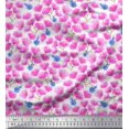 thumbnail image 3 of Soimoi Rayon Fabric Flower Watercolor Print Fabric by The Yard 42 Inch Wide, 3 of 3
