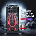 thumbnail image 3 of Étui de Protection pour iPhone 15 Pro Design Voiture de Sport Métal+étui avec Film Écran, 3 of 5