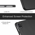 thumbnail image 5 of Pour iPad Air 13 Pouces M2 Case 2024 / iPad Pro 12.9 Pouces Case 6th/5th/4th Generation Case with Screen Protector Pencil Holder,Slim Soft TPU Back Tablet Étui, Auto Sleep/Wake Protective Étui - Red, 5 of 5