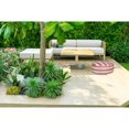 thumbnail image 3 of Boston Extérieur Cabana Stripe Pouf Pouf Orange 22 X 22, 3 of 3