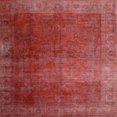 thumbnail image 1 of Ahgly Company Tapis d'Intérieur Carré Contemporain Persan Rouge, 10 Pieds Carré, 1 of 6
