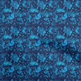 thumbnail image 1 of oneOone Polyester Spandex Blue Fabric Texture Craft Projects Decor Fabric Printed By The Yard 56 Inch Wide, 1 of 5