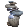 thumbnail image 1 of Streaming Stone Indoor/Outdoor Tabletop Fountain with energy-efficient pump and LED accent lighting, 1 of 1