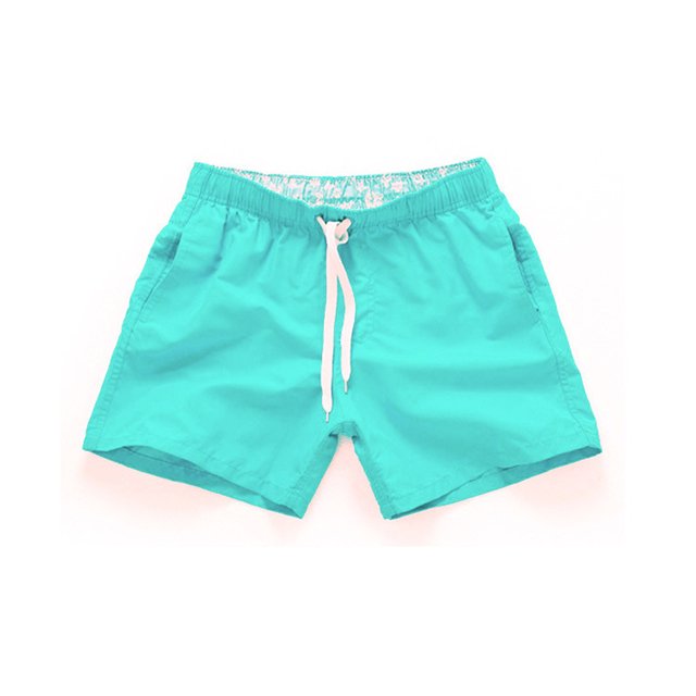 Birdeem Mens Quick Dry Beach Pants Plain Three Quarter Pants Loose Swim Shorts Workout