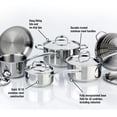 thumbnail image 2 of Meyer Accolade Stainless Steel Cookware Set, 11-Piece, Made in Canada, 2 of 8