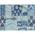 thumbnail image 5 of oneOone Rayon Navy Blue Fabric Patchwork Quilting Supplies Print Sewing Fabric By The Yard 56 Inch Wide-JS, 5 of 5