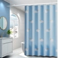 thumbnail image 1 of Shower Curtains for Bathroom,Bath Curtains Shower Waterproof,Shower Curtain Blue Dolphins Shower Curtain Plastic Waterproof Shower Curtain with 7 Hanging Rings Suitable for Bathroom Toilet Kitchen, 1 of 6
