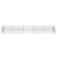 thumbnail image 3 of vidaXL Gabion Lit Surélevé Acier Galvanisé 450x90x50 cm, 3 of 5