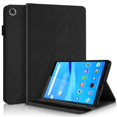 thumbnail image 1 of Tree of Life Embossed Case for Lenovo Tab m8 Stand, Card Slots, Stylus Loop Black, 1 of 5