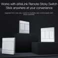 thumbnail image 3 of Smart Light Bulb Socket Living Room Bedroom Hotel Office Remote Control Battery Powered 2.4G Base Controller Intelligent Device 2 Gang Switch, 3 of 7