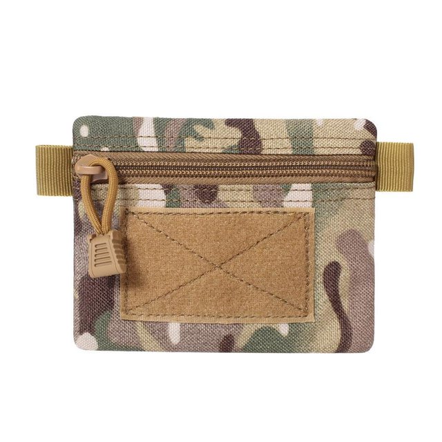 Outdoor Camping Wallet Mini Portable Purse Waist Pouch (Orange)