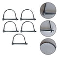 thumbnail image 3 of Lefu Pack of 5 locking pins Tubular folding pin with spring lock, galvanized(6 sizes), 3 of 5