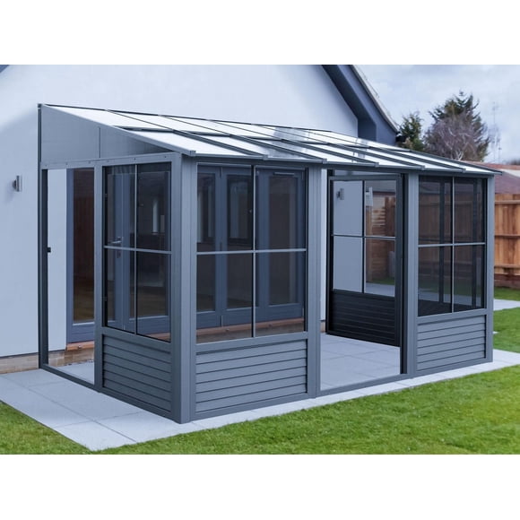 Gazebo Penguin Florence Add-A-Room 8 ft. x 12 ft. in Slate
