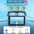 thumbnail image 3 of Molaner Android 13 Double Din Car Stereo for Toyota Corolla 2009-2013, 9 Inch Touchscreen Radio with Carplay&Android Auto, Built-in GPS Navigation, 2+32GB, 3 of 17