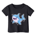 thumbnail image 2 of TZEWGL Tees For Child Cute Graphic Short Sleeve Ocean Print Clothes For Toddlers size 8-9T, 2 of 3