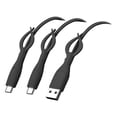 thumbnail image 2 of PRETXORVE Silicone Mobile Phone Data Cable Protective Cover Opposition Bend and Break Charging Cable Head Cover Piece Set Suitable for and Apples, 2 of 6
