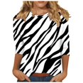 thumbnail image 2 of Ovzne Robes pour Femmes Robe Femme Nouvelle Dames Élégante à Manches Courtes Robe Patchwork Robe de Vacances à Manches Courtes Liquidation, 2 of 5