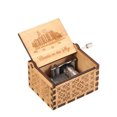 thumbnail image 2 of Amdohai Wood Music Box Mini Vintage Engraved Hand-Operated Musical Box Birthday Christmas Valentine's Day Exquisite Gift, 2 of 9