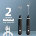 thumbnail image 3 of JUNWELL Hand Blender  Cordless Electric Kitchen Hand Blender Kitchen Mixer Hand Stirrer  Electric Home Electric Egg Beater, 3 of 10