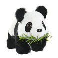 thumbnail image 1 of black Walking Talking Panda Plush Toy With Moving Ears 7.5 Inch Interactive Stuffed Animal Electric Simulation Bear Cute Companion For Kids Perfect Birthday Gift Soft Polyester Fiber Mater, 1 of 6
