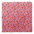 thumbnail image 4 of Bimba Foulard en Pure Soie à Imprimé Floral Boutons Roses et Magnolia, Foulard Tour de Cou, Bandanas d'Été pour Cheveux pour Femmes 40 x 40 Pouces, 4 of 6