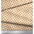 thumbnail image 2 of Soimoi Rayon Fabric Clover Leaves Printed Fabric 1 Yard 42 Inch Wide, 2 of 3