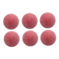 thumbnail image 4 of CHICHUMID 6 Pcs Ballons de Football de Table en Plastique Rouge Finition Mate Accessoires de Remplacement pour Baby-Foot, 4 of 7
