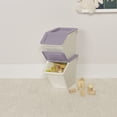 thumbnail image 1 of neatfreak! kids Easy-Access Slim Stackable Plastic Bin, 1 of 10