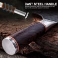 thumbnail image 4 of Chef Butcher Knife Handmade Forged Kitchen Knives Chinese Chop Cleaver High Carbon Steel Knife Cooking Tool With Wood Handle, 4 of 8