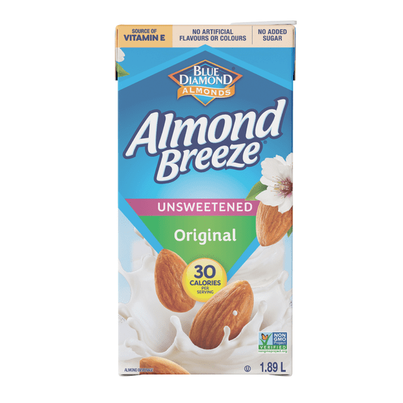 Blue Diamond Original Unsweetened Almond Breeze