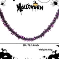 thumbnail image 2 of Design B 78.74In Halloween Streamers Pet Orange Purple Garland For Party Scene Setup Wall Decor With Bat Pumpkin Pull String B, 2 of 4